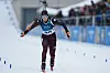 Franziska Preuß läuft im Sprint über die Ziellinie
