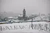 Schnee und Kälte legt sich über Hamburg.