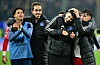 Alexander Røssing-Lelesiit, Yussuf Poulsen, Daniel Elfadli und Nicolás Capaldo