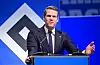 HSV-Finanzvorstand Eric Huwer bei seiner Rede während der Mitgliederversammlung