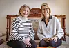 Maria Wendeler und Elisabeth Keßeböhmer (r.): Die Haspa-Mitarbeiterin engagiert sich als Coach für den Verein.