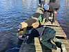 BUND und Nabu stellten an der Außenalster eine umfassende Machbarkeitsstudie für die ökologische Aufwertung des Hamburger Binnengewässers vor.