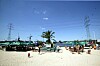 Beachclub im Hafenambiente
