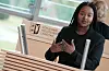 Sozialministerin Aminata Touré (Grüne) während der Landtagssitzung.