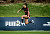 Lisa Baum bei einem Testspiel mit den RB Leipzig Frauen