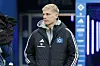 Albert Grønbæk mit HSV-Jacke im Volksparkstadion