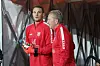 Andreas Köpke spricht mit Manuel Neuer