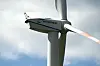 Ein Windkraftrad der Hersteller Nordex