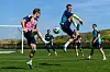Eric Smith in einem Trainingszweikampf beim schwedischen Nationalteam