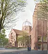 Visualisierung des Neubaus der Synagoge am Bornplatz