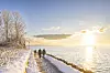 Auch im Winter schön: ein Ostsee-Spaziergang in Heikendorf.