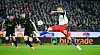 Luka Vuskovic geht mit gestrecktem Bein zum Ball