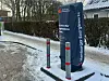 Verhüllte Ladesäule