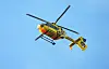 Ein ADAC-Hubschrauber