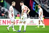 Niklas Dorsch und Arijon Ibrahimovic vom 1. FC Heidenheim sind enttäuscht