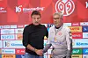 Mainz-Boss Christian Heidel bei der Vorstellung von Trainer Urs Fischer