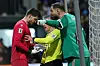 Nikola Vasilj beschwerte sich über den von Gianluigi Donnarumma zerrissenen Spickzettel beim Elfmeterschießen.