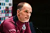 Thomas Tuchel auf einer Pressekonferenz der englischen Nationalmannschaft