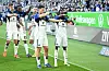 Jean-Luc Dompé und seine HSV-Kollegen feiern den 2:1-Treffer in Wolfsburg