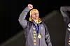 Johannes Lochner ballt die Siegerfaust mit Goldmedaille