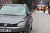 VW mit zersplitterter Windschutzscheibe