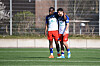 Maurice Boakye und Bilal Yalcinkaya jubeln Arm in Arm