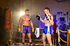 Yanneck (24) und Felix (27) beim „GNTM“-Box-Shooting.