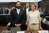 Christina Block mit ihrem Anwalt Ingo Bott im Gerichtssaal.