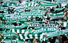 In Wolfsburg blieben viele Plätze im Werder-Fanblock leer.